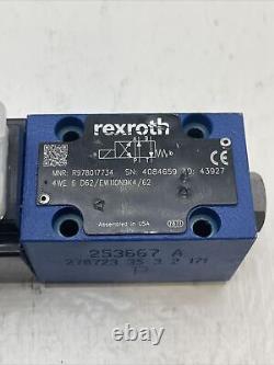 Vanne de commande directionnelle hydraulique Rexroth R978017734 4WE6D62/EW110N9K4/62