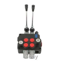 Vanne de commande directionnelle hydraulique à 2 tiroirs, centre ouvert, 32 GPM, 3600 PSI, neuve
