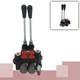 Vanne De Commande Directionnelle Hydraulique &agrave; 2 Tiroirs, Vanne D&rsquo;inversion, 13 Gpm