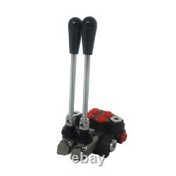 Vanne de commande directionnelle hydraulique à 2 tiroirs, vanne d’inversion, 13 GPM