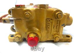 Vanne de commande directionnelle hydraulique à 7 bobines VICKERS authentique à double effet