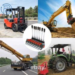 Vanne de commande directionnelle hydraulique à cylindre à double effet 7 manches 13Gpm SAE