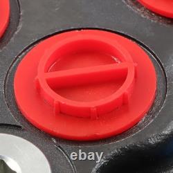 Vanne de commande directionnelle hydraulique à joystick 2 tiroirs 10 GPM 4000 PSI LV22RFSTKAB