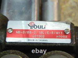 Vanne de commande directionnelle hydraulique monobloc YOULI MB-3/6S-3/18L/E-8/M11