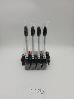 Vanne de commande directionnelle hydraulique monobloc à 4 tiroirs P-40 40T 24 05