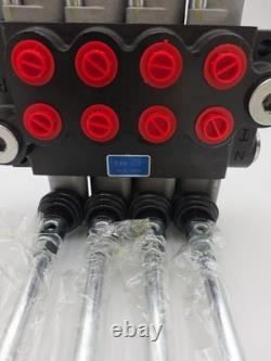 Vanne de commande directionnelle hydraulique monobloc à 4 tiroirs P-40 40T 24 05