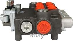 Vanne de commande directionnelle hydraulique pour pelle rétro à 6 tiroirs, 21 GPM, avec joysticks/conversion