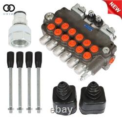 Vanne de commande directionnelle hydraulique pour pelle rétrocaveuse à 6 tiroirs, 21 GPM, avec conversion