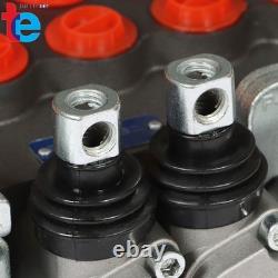 Vanne de commande directionnelle hydraulique pour pelleteuse de 11 GPM avec 4 joysticks, 6 tiroirs, neuve