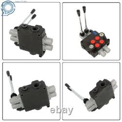 Vanne de commande hydraulique robuste à 2 tiroirs, 32 GPM, 3600 PSI