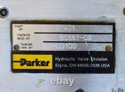 Vanne de contrôle de grue de dépannage directionnelle linéaire hydraulique Parker 60651-08