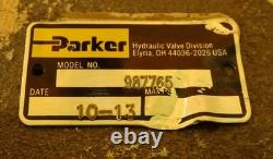 Vanne de contrôle directionnel Parker 987765 hydraulique 1/4 NPT NEUVE