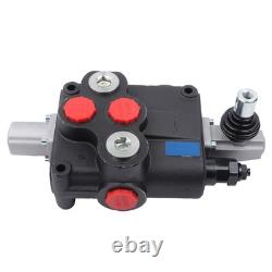 Vanne de contrôle directionnel à 1 bobine 32 GPM 3600 PSI hydraulique