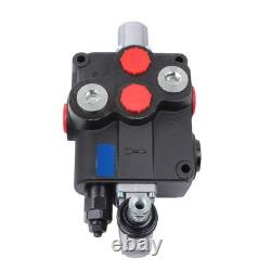 Vanne de contrôle directionnel à 1 bobine 32 GPM 3600 PSI hydraulique