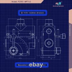 Vanne de contrôle directionnel à débit ajustable hydraulique, port NPT 1/2, 30 GPM, FC