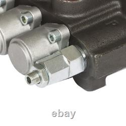 Vanne de contrôle directionnel hydraulique 11GPM 7 tiroirs 2JOYSTICK 40L Port BSPP