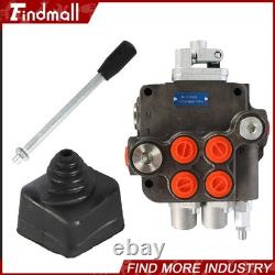 Vanne de contrôle directionnel hydraulique 21GPM 2 voies avec joystick et prise de conversion