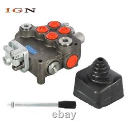 Vanne de contrôle directionnel hydraulique 21GPM à 2 bobines pour chargeur de tracteur