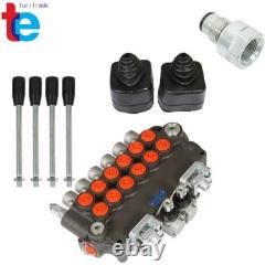 Vanne de contrôle directionnel hydraulique 21GPM pour mini-pelle avec joysticks / Conversion 6 tiroirs