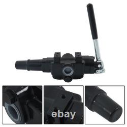 Vanne de contrôle directionnel hydraulique 30 GPM 3500 PSI entrée supérieure 3/4 NPT sortie 1/2 NPT