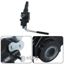 Vanne de contrôle directionnel hydraulique 30 GPM 3500 PSI entrée supérieure 3/4 NPT sortie 1/2 NPT Vanne de contrôle directionnel hydraulique 30 GPM 3500 PSI entrée supérieure 3/4 NPT sortie 1/2 NPT