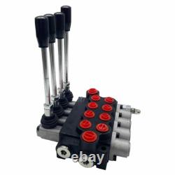 Vanne de contrôle directionnel hydraulique 4 voies 13 GPM vanne à spool réversible