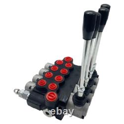 Vanne de contrôle directionnel hydraulique 4 voies 13 GPM vanne à spool réversible