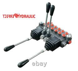 Vanne de contrôle directionnel hydraulique 6 BANK 2x JOYSTICK 21gpm 80L 6x Double ex