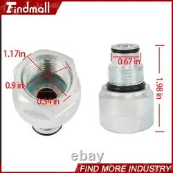 Vanne de contrôle directionnel hydraulique Findmall 6 voies, 11 GPM + Plug de conversion