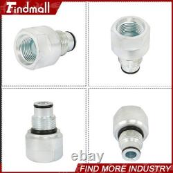 Vanne de contrôle directionnel hydraulique Findmall 6 voies, 11 GPM + Plug de conversion