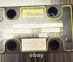 Vanne de contrôle directionnel hydraulique Parker D1VW004CNYCF 5000PSI 120V-AC
