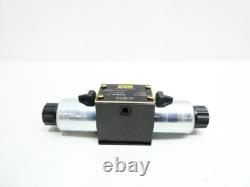 Vanne de contrôle directionnel hydraulique Parker D3W4CNJC40 5000psi 24v-cc