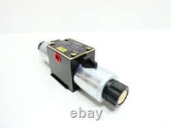 Vanne de contrôle directionnel hydraulique Parker D3W4CNJC40 5000psi 24v-cc