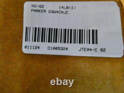 Vanne de contrôle directionnel hydraulique Parker D3W4CNJC40 5000psi 24v-cc