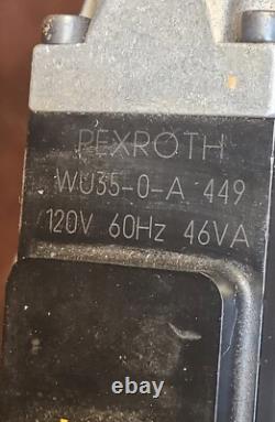 Vanne de contrôle directionnel hydraulique Rexroth 4WEH22E70/5AW120 4WE6J52/AW120-50