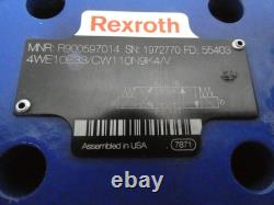 Vanne de contrôle directionnel hydraulique Rexroth R900597014 4WE10E33/CW110N9K4/V