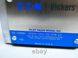 Vanne de contrôle directionnel hydraulique Vickers DG2S4-012A-52-S78-LH