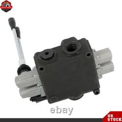 Vanne de contrôle directionnel hydraulique à 2 bobines 32 GPM 3600 PSI à double effet SAE 16
