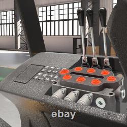 Vanne de contrôle directionnel hydraulique à 3 bobines 25gpm 3000PSI cylindre à double effet