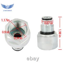 Vanne de contrôle directionnel hydraulique à 6 bobines 11 GPM pour mini-pelle + fiche de conversion