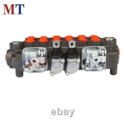 Vanne de contrôle directionnel hydraulique à 6 bobines avec 2 joysticks 21 GPM