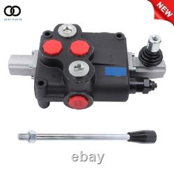 Vanne de contrôle directionnel hydraulique à centre ouvert à double effet 32 GPM 1 spool