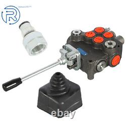 Vanne de contrôle directionnel hydraulique avec joystick avec conversion 21GPM 2 spool US