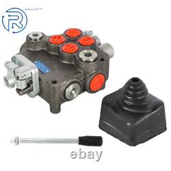 Vanne de contrôle directionnel hydraulique avec joystick avec conversion 21GPM 2 spool US