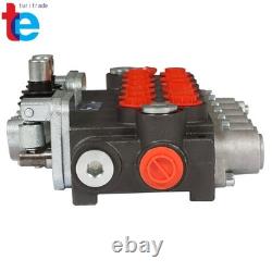 Vanne de contrôle directionnel hydraulique de 11 GPM pour rétrocaveuse avec 4 joysticks 6 distributeurs Neuf