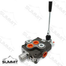 Vanne de contrôle directionnel hydraulique monobloc, 1 tiroir, 31 GPM