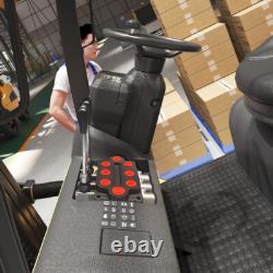 Vanne de contrôle directionnel hydraulique pour chargeur de tracteur à double effet 3 tiroirs 25 GPM