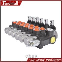 Vanne de contrôle hydraulique Findmall à double effet 13 GPM 3600 PSI ports SAE 6 spool