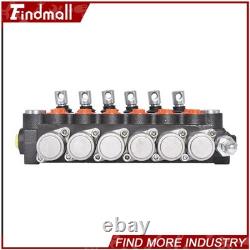 Vanne de contrôle hydraulique Findmall à double effet 13 GPM 3600 PSI ports SAE 6 spool