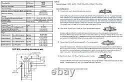 Vanne de contrôle solénoïde hydraulique électrique D05 (NG10) 31 GPM 4560 psi AC ou DC